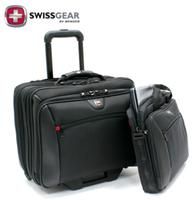 Wenger Potomac Trolley schwarz,  für Notebooks bis 43.2cm/17', Handgriff, Gepäckwagengurt, Räder, Teleskopgriff, Reißverschlusstasche