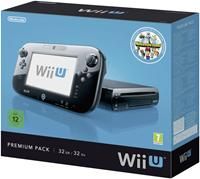 Nintendo Wii U Premium Pack 32GB schwarz inkl. Nintendo Land  , enthält Konsole mit 32GB Speicher, Wii U GamePad (schwarz), Wii U GamePad Touchpen/Ladestation/Ständer/Netzteil, Wii U Konsolenständer, HDMI-Kabel 1,5m, Sensorleiste, Nintendo Network Premium Mitgliedschaft