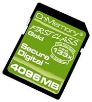CnMemory SD Karte 4GB Gold