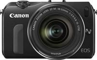 Canon EOS M Kit EF-M 18-55mm inkl. SpeedLite 90EX schwarz  ,