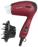 Bomann HTD 8005 CB Reise-Haartrockner rot  ,