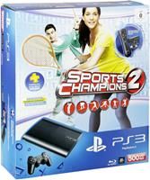 Sony PlayStation 3 SuperSlim 500GB + Sports Champions 2 + Move  ,