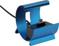 Pedea Dockingstation Color-Docks microUSB blau,  für Samsung S2/S3/ACE