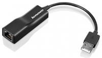 Lenovo 0A36322 USB2.0 zu LAN-Adapter USB2.0 Stecker zu RJ45 Buchse