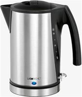 Clatronic WKS3288 Wasserkocher edelstahl/schwarz  ,