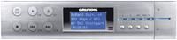 Grundig Sonoclock 890 A WEB Küchenradio aluminium,  WLAN, USB, Internetradio, Audiostreaming, DAB- und RDS-Tuner mit je 10 Senderspeichern, Unterbauvorbereitung für Küchenschränke, Aluminium-Frontblende, Timer einstellbar bis zu 300 Minuten