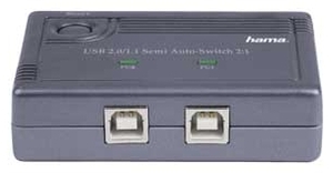 Hama USB 1.1/2.0 Datenumschalter 1:2