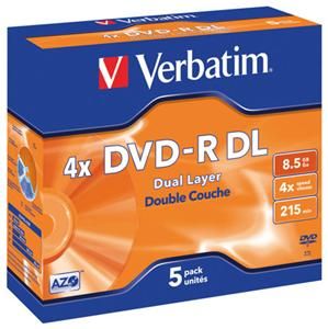 Verbatim DVD-R DL 8.5GB 4X Jewelcase 5er (item no. 90157784) - Picture #3