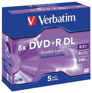 Verbatim DVD+R DL 8.5GB 8X Jewelcase 5er (item no. 90174179) - Picture #2