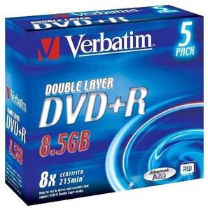 Verbatim DVD+R DL 8.5GB 8X Jewelcase 5er (item no. 90174179) - Picture #4