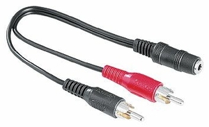 Hama Audio-Adapter 2 Cinch-plug -