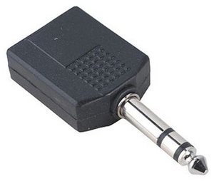 Hama Audio-Adapter 6,3-mm-Klinken-