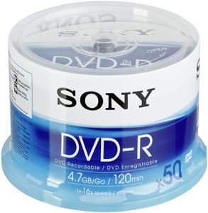 Sony DVD-R 4.7GB 16X (item no. 90182338) - Picture #1