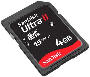SanDisk SDHC Karte 4GB Ultra