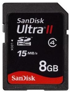 SanDisk SDHC Karte 8GB Ultra (item no. 90223887) - Picture #1