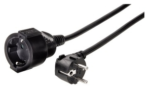 Hama Schuko-Verlängerungskabel Profi 3m schwarz (item no. 90255065) - Picture #1