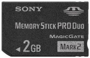 Sony Memory Stick PRO Duo Mark II 2GB (item no. 90271480) - Picture #2