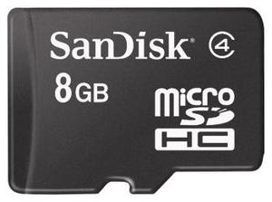 SanDisk microSDHC Karte 8GB