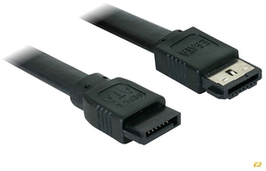 DeLOCK eSATA zu SATA Kabel 100cm (item no. 90280686) - Picture #1