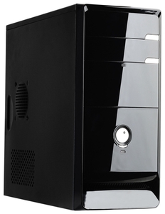 HKC Case 4673GD schwarz inkl. 420 Watt Netzteil (item no. 90344953) - Picture #1