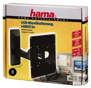 Hama LCD-Wandhalterung Next2 schwarz (item no. 90346122) - Picture #2