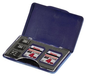 Hama Memory Card Case Smart blau (item no. 90346233) - Picture #1
