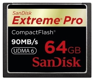 SanDisk Compact Flash Karte 64GB (item no. 90347876) - Picture #1