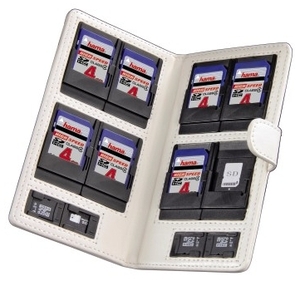Hama Memory Card Case Vegas weiss (item no. 90355753) - Picture #1