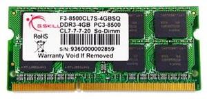 G.Skill SQ Serie 4GB DDR3 SO-DIMM (item no. 90366219) - Picture #1