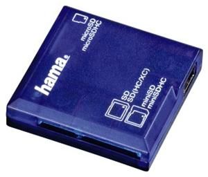 Hama All in One SD Kartenleser blau (item no. 90366641) - Picture #1