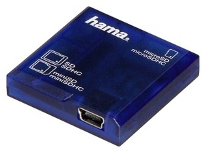 Hama All in One SD Kartenleser blau (item no. 90366641) - Picture #2