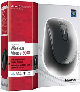 Microsoft Wireless Maus 2000 schwarz (item no. 90368022) - Picture #3
