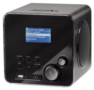 Hama Wireless IR100 Internet-Radio black (item no. 90380229) - Picture #1