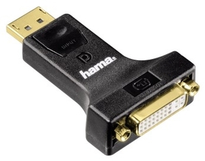 Hama DisplayPort-DVI Adapter schwarz (item no. 90386258) - Picture #1
