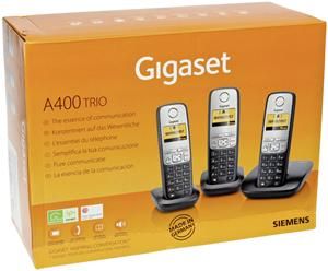 Gigaset A400 Trio schwarz/silber (item no. 90391158) - Picture #1