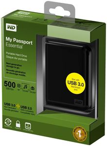 Western Digital My Passport Essential 500GB schwarz (item no. 90399873) - Picture #4