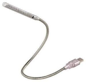 Hama USB LED-Licht Schwanenhals silber