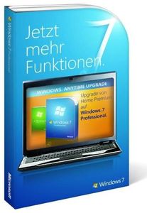 Microsoft Anytime Upgrade Windows 7 Home Premium zu Professional 32/64bit (item no. 90404765) - Picture #1