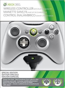 Microsoft Xbox 360 Wireless Controller silber mit Play & Charge Kit (item no. 90408087) - Picture #5
