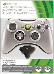 Microsoft Xbox 360 Wireless Controller silber mit Play & Charge Kit (item no. 90408087) - Picture #1