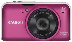 Canon PowerShot SX230 HS pink (item no. 90408203) - Picture #1