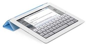 Apple Smart Cover PU blau Fr�hjahr 2011