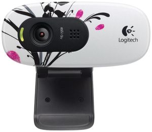 Logitech HD Webcam C270 Fingerprint Flowers