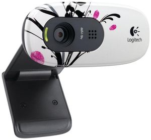 Logitech HD Webcam C270 Fingerprint Flowers