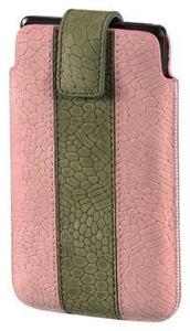 Hama Handy-Sleeve Chic Case rosa/grün (Art.-Nr. 90419005) - Bild #1