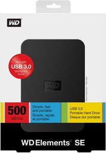 Western Digital Elements Portable SE 500GB schwarz (item no. 90421525) - Picture #3