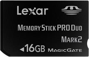 Lexar Premium Series Memory Stick PRO Duo Karte 16GB (item no. 90422343) - Picture #1