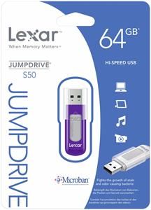 Lexar JumpDrive S50 64GB lila (item no. 90422402) - Picture #1