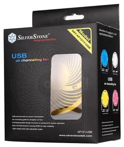 SilverStone USB Air Penetrator Ventilator gelb (Art.-Nr. 90422783) - Bild #5