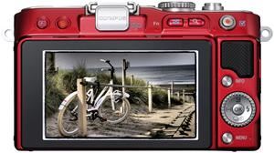 Olympus PEN E-PL3 Kit Double Zoom Kit rot/silber (item no. 90426227) - Picture #3